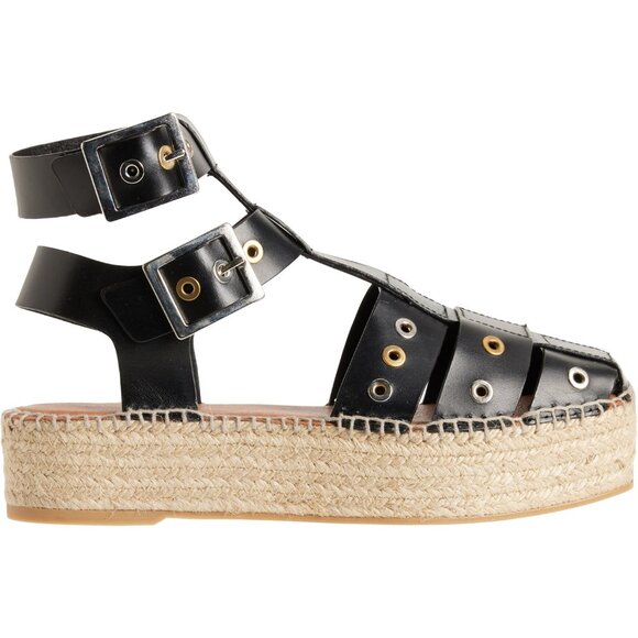 LAST one! new FREE PEOPLE Gable  Leather Gladiator Espadrille Sandals  (… - Picture 2 of 7